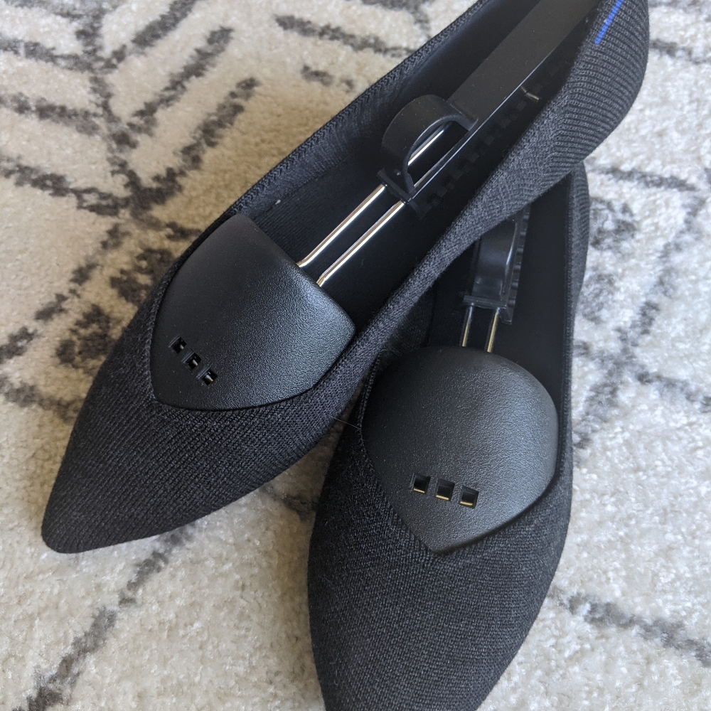 Rothys Merino Shadow Charcoal Size 9